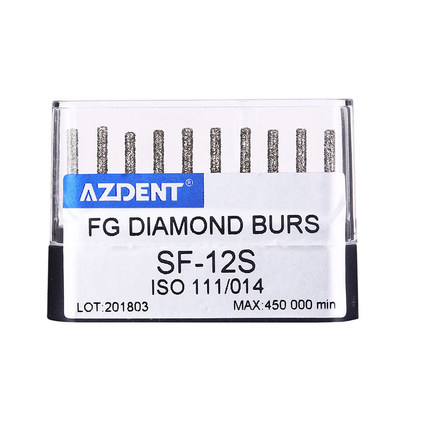 AZDENT FG Diamond Burs SF-12S 10pcs/Box