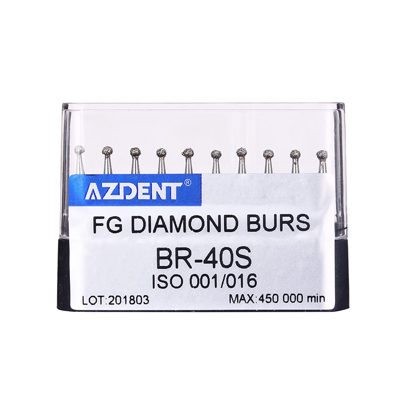 AZDENT FG Diamond Burs BR-40S 10pcs/Box