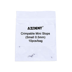 AZDENT Кримпируемые крючки Кримпируемые мини-стопоры 0,5 мм/0,8 мм 10 шт. в упаковке