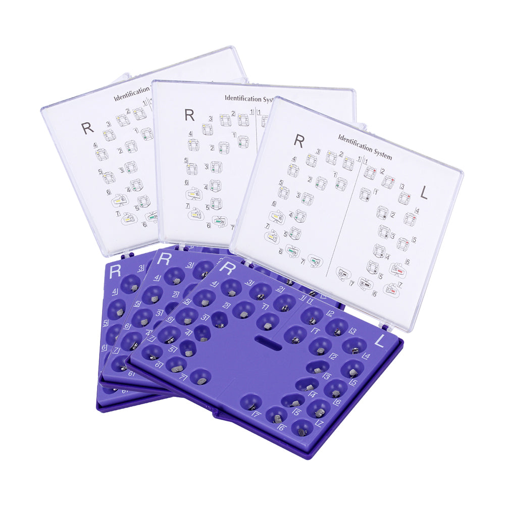 AZDENT Dental Self-Ligating Brackets Passive Roth .022 Hooks on 345 With Buccal Tube 28pcs/Box