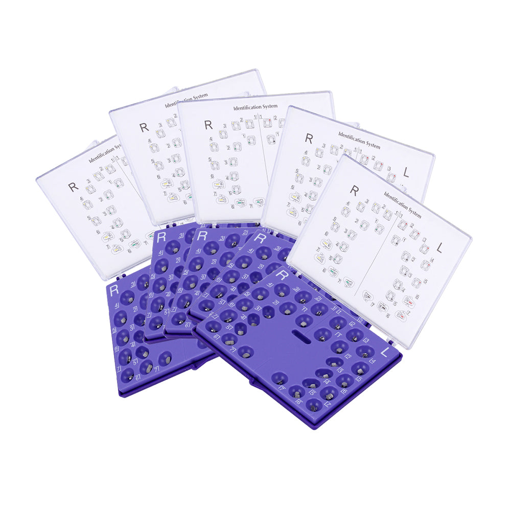 AZDENT Dental Self-Ligating Brackets Passive Roth .022 Hooks on 345 With Buccal Tube 28pcs/Box