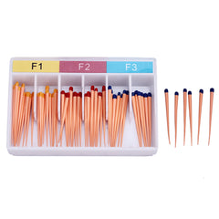 AZDENT Gutta Percha Points F Series Assorted F1, F2, F3 60/Box