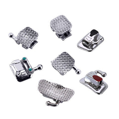 AZDENT Dental Self-Ligating Brackets Passive MBT .022 Hooks On 345 With Buccal Tube 28pcs/Box
