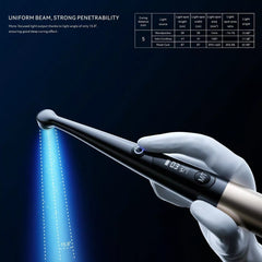 Woodpecker O-Star Curing Light Wide-Spectrum w/ Light Meter 360° Rotary 7 Modes Metal Body 3000mW/cm2