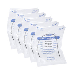 AZDENT Arch Wire NiTi Reverse Curve True Form Rectangular 0.014 x 0.025 Upper 2pcs/Pack